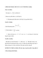 Đề Thi Thử Tốt Nghiệp Toán 2013 - Phần 9 - Đề 4 pdf