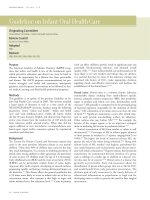 Guideline on Infant Oral Health Care potx