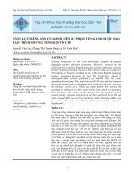 NĂNG LỰC TIẾNG ANH CỦA SINH VIÊN SƯ PHẠM TIẾNG ANH ĐƯỢC ĐÀO TẠO THEO CHƯƠNG TRÌNH 120 TÍN CHỈ potx