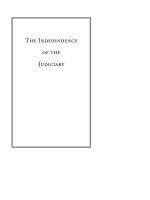 The Independence of the Judiciary potx