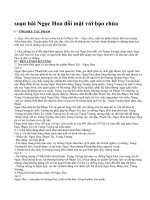 soạn bài Ngọc Hoa đối mặt với bạo chúa