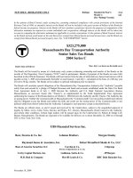 $323,275,000 Massachusetts Bay Transportation Authority Senior Sales Tax Bonds 2004 Series C pptx