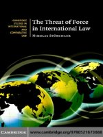 THE THREAT OF FORCE IN INTERNATIONAL LAW potx