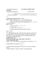 Đề Thi Thử Đại Học Toán 2013 - Đề 38 pot