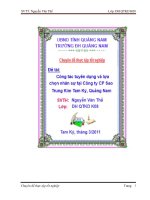 Chuyên đề thực tập Tốt nghiệp - Công tác tuyển dụng và lựa chọn nhân sự tại Công ty CP Sao Trung Kim