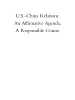 U.S.-China Relations ppt