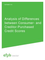 Analysis of Differences between Consumer- and Creditor-Purchased Credit Scores pdf