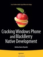 Cracking Windows Phone and BlackBerry Native Development doc