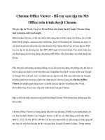 Chrome Office Viewer - Hỗ trợ xem tập tin MS Office trên trình duyệt Chrome pot