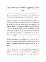 Giảm phát thải khí nhà kính bằng phương án lâm sinh pdf