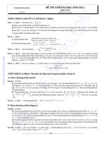 Tài liệu ôn thi ĐH CĐ môn toán doc