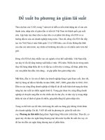 Đề xuất ba phương án giảm lãi suất pdf