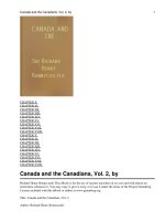 Canada and the Canadians, Vol. 2 docx