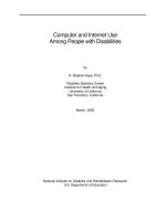 Computer and Internet Use Among People with Disabilities pdf