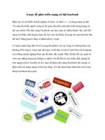 6 mẹo để phát triển mạng xã hội facebook potx