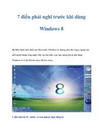 7 điều phải nghĩ trước khi dùng Windows 8 pot