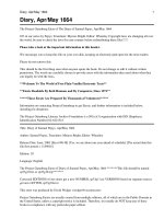 Diary, Apr/May 1664 pot