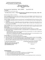 Bài tập vận dụng môn học vật liệu kim loại potx