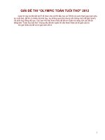 giải đề thi toán tuổi thơ 2012