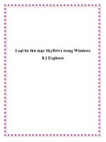 Loại bỏ thư mục SkyDrive trong Windows 8.1 Explorer docx