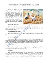 MỘT SỐ CẦN LƯU Ý KHI TRỒNG NẤM RƠM ppt