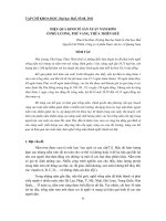 HIỆU QUẢ KINH TẾ SẢN XUẤT NẤM RƠM Ở PHÚ LƯƠNG, PHÚ VANG, THỪA THIÊN HUẾ ppt