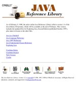 o'reilly - java reference library 1.3