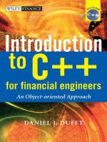 Introduction to c++ for financial engineers   an object oriented approach   
