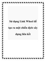 Sử dụng Link Wheel để tạo ra một chiến dịch xây dựng liên kết doc