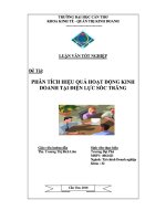 phân tích hiệu quả hoạt động kinh doanh tại điện lực sóc trăng
