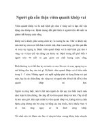 Người già cẩn thận viêm quanh khớp vai pdf