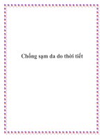 Chống sạm da do thời tiết. doc