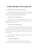 10 bước đơn giản cải tạo mạng wifi docx