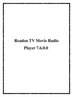 Readon TV Movie Radio Player 7.6.0.0 ppt