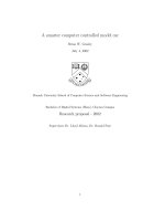 A smarter computer controlled model car pot