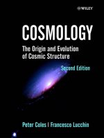 Cosmology  the origin and evolution of cosmic structure   coles p , lucchin f