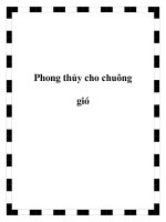 Phong thủy cho chuông gió pdf