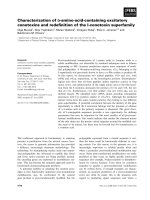 Báo cáo khoa học: Characterization of D-amino-acid-containing excitatory conotoxins and redeﬁnition of the I-conotoxin superfamily pot