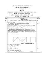 đáp án đề thi lý thuyết-lắp đặt thiết bị cơ khí-mã đề thi lđtbck – th (4)