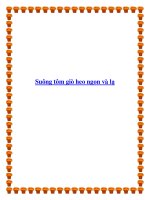 Suông tôm giò heo ngon và lạ pdf