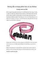 Hướng dẫn sử dụng phiên bản cũ của Debian trong sources.list ppt