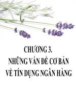 Những vấn đề cơ bản của tín dụng ngân hàng doc