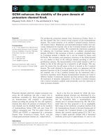 Báo cáo khoa học: GCN4 enhances the stability of the pore domain of potassium channel KcsA potx