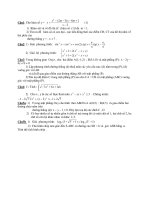 Đề Thi Thử Đại Học Khối A, A1, B, D Toán 2013 - Phần 17 - Đề 11 potx