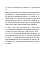 Ứng dụng công nghệ trong quảng bá các hoạt động của cơ quan thông tin thư viện ppt