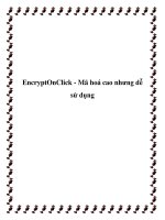 EncryptOnClick - Mã hoá cao nhưng dễ sử dụng docx
