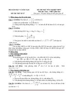 Đề Thi Tốt Nghiệp Toán 2013 - Phần 6 - Đề 10 docx