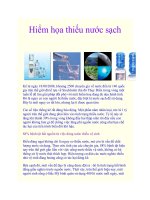 Hiểm họa thiếu nước sạch doc