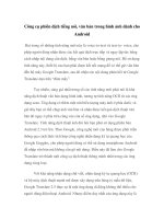 Công cụ phiên dịch tiếng nói, văn bản trong hình ảnh dành cho Android potx