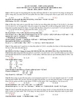 GIẢI CHI TIẾT CÁC CÂU DỄ SAI TRONG ĐỀ THI KHỐI B. 2012 - Môn thi : HÓA, khối B - Mã đề : 359 pdf